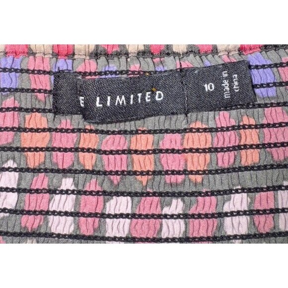 THE LIMITED Colorful Polka Dot Spaghetti Strap Knee Length Dress Sz 10 Pockets - Picture 7 of 10